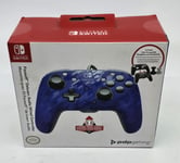 Nintendo Switch Controller Blue Camo PDP Gaming Faceoff Deluxe