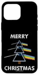 Coque pour iPhone 16 Pro Max Pink Floyd The Dark Side of the Moon Prism Sapin de Noël