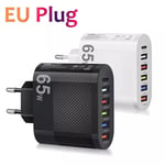 3.1A 5Ports USB Charger PD For Xiaomi iPhone Samsung Mobile Phone UK