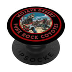 Coyotes punk rock du désert de Mojave PopSockets PopGrip Adhésif