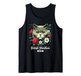 Roses Flowers British Shorthair Mom Tank Top