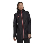 adidas Jacka Tiro Parka - Svart/rosa Dam, storlek X-Large