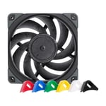 Noctua NF-A12X25 Pwm chromax.black.swap vifte