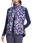 Skechers Women's Go Shield Misty Gilet, Blue/Lavender