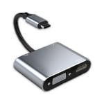 Station d'accueil type-c USB C vers HDMI/VGA/USB 3.0/ PD, convertisseur de commutateur Applicable