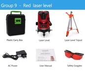 Niveau Laser Rotatif 360 Auto Nivelant 5 LIGNES 6 POINTS