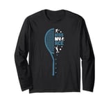 Sport Funny Kiss My Ace Tennis Long Sleeve T-Shirt