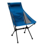 Vango Micro Tall Recline Chair: Mykonos Blue