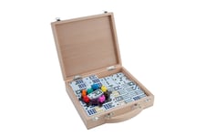 Longfield Games Mexican Train Dominoes in Wooden Case (UK)