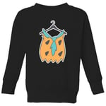 The Flintstones Fred Shirt Kids' Sweatshirt - Black - 3-4 ans - Noir