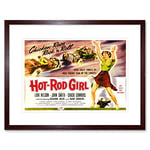 Wee Blue Coo Movie Film Hot Rod Girl Rebel Drive Car Thriller Framed Wall Art Print