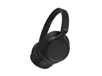 JVC Casque sans Fil à réduction de Bruit, Bluetooth 5.3, Batterie Rechargeable 50 Heures, Compatible Assistant Vocal, Conception Pliable dans Les Deux Sens – HA-Z76N-B (Noir)