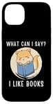 Coque pour iPhone 14 Plus Mignon chat kawaii chaton What Can I Say I Like Books