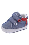 Chicco, Baskets pour Bébé, avec Fermeture Scratch Confortable, Chaussures pour Bébé 0-24 Mois, Conçues en Italie, Bleu, 15 EU