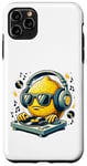 Coque pour iPhone 11 Pro Max Cool Lemon DJ Casque audio