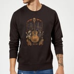 Coco Guitar Poster Sweatshirt - Black - XXL