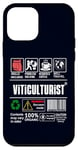 Coque pour iPhone 12 mini Viticulteur Emploi Définition Compétences Café Voyage