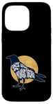 Coque pour iPhone 14 Pro Max Oiseau citation Once Upon a Midnight Dreary Raven