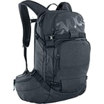 EVOC LINE PRO 20 Sac à dos de randonnée (protection LITESHIELD PLUS, compartiment pour poche d'hydratation, bandoulière isolée, compartiment pour avalanche, support pour skis et snowboard), Noir