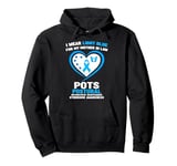 I Wear Light Blue for My Mother in Law POTS Awareness Pullover Hoodie