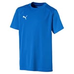 PUMA LIGA Training Jersey Jr T-Shirt - Electric Blue Lemonade/White, Size 152