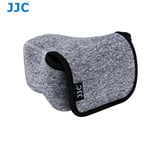 JJC OC-S2BG Neoprene Soft Pouch for CANON NIKON SONY.. Mirrorless Camera + Lens