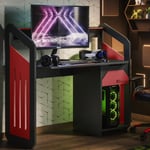 X Rocker Garrison High Sleeper Gaming Bed with Desk