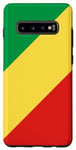 Coque pour Galaxy S10+ Drapeau tchadien du Tchad