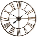 Casa Chic - Queensway Horloge murale cadre métallique silencieuse ø 76 cm