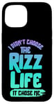 Coque pour iPhone 15 The Rizz Life - Jeu amusant Alpha Gen Z Slang Rizz