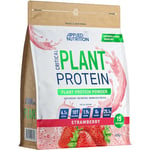 Applied Nutrition Plant Protein Powder – Critical Plant Vegan Protein Shake with SOYA, Pea, Brown Rice Proteins & Essential Amino Acids - Dairy-Free Gym Supplement (450g - 15 Servings) (Strawberry)