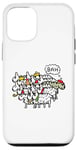 Coque pour iPhone 14 Anti Christmas Bah Humbug Mouton