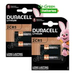 2 x Duracell 245 2CR5 6V Ultra Lithium Photo Battery CR245 DL245 EL2CR5