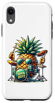 Coque pour iPhone XR Batterie Ananas Tropical Beats Musique