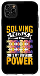 Coque pour iPhone 11 Pro Max Résoudre Des Énigmes Est Mon Super Pouvoir Jeu Puzzler