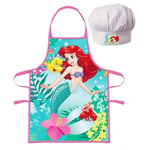 Disney Princess The Little Mermaid Apron and Chef's Hat Set. Ariel. Age 3-8