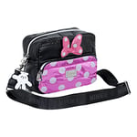 Disney Minnie Mouse Air-Sac à Bandoulière IBiscuit Padding, Noir