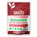 Berberine HLC British Made 98% Pure - 365 Vegan Micro Tablets - SMUG Supplements