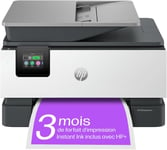 Officejet Pro 9132E Imprimante Tout En Un-Jet D'Encre Couleur-3 Mois D'Instant Ink Inclus Avec+Impression/Copie/Scan/Fax,Chargeur Automatique De Documents,Recto/Verso Automatique,Wifi)