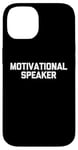 Coque pour iPhone 14 Enceinte motivante – Déclaration amusante sarcastique fantaisie cool