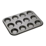 MasterClass Non-Stick 12 Hole Shallow Baking Pan