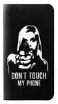 Do Not Touch My Phone PU Leather Flip Case Cover For Motorola Moto G7, Moto G7 Plus