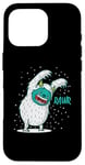 Coque pour iPhone 16 Pro Yeti Monsters effrayent dans la neige