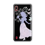 ERT GROUP Original Disney Princess TPU Case for Samsung Galaxy A10, Liquid Silicone Cover, Flexible and Slim, Protective for Screen, Shockproof and Anti-Scratch Phone Case Black