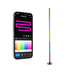 Lytup™ RGB Smart Floor Lamp, Alexa & App Controlled, 2.4GHz WiFi, Voice Control LED with Color Changing, Music Sync, Dimmable, Remote Control, Indoor Use, Adjustable Brightness, iOS/Android Compatible