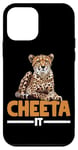 Coque pour iPhone 12 mini Cheeta It Graphique Fast Cheetah Wildlife Runner -