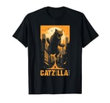 Japanese Art Anime Manga Catzilla Vintage for Men and Women T-Shirt