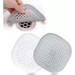 Gotrays - 2Pcs Protection de Drain de Silicone, Filtre Evier de Cuisine avec Ventouse, Filtre de Couverture de Drain de Baignoire, Filtre D'éVier de