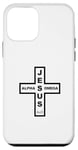 Coque pour iPhone 12 mini Jesus Alpha & Omega