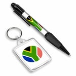 Pen & Keyring (Rectangle) - South Africa Pretoria Flag  #9121